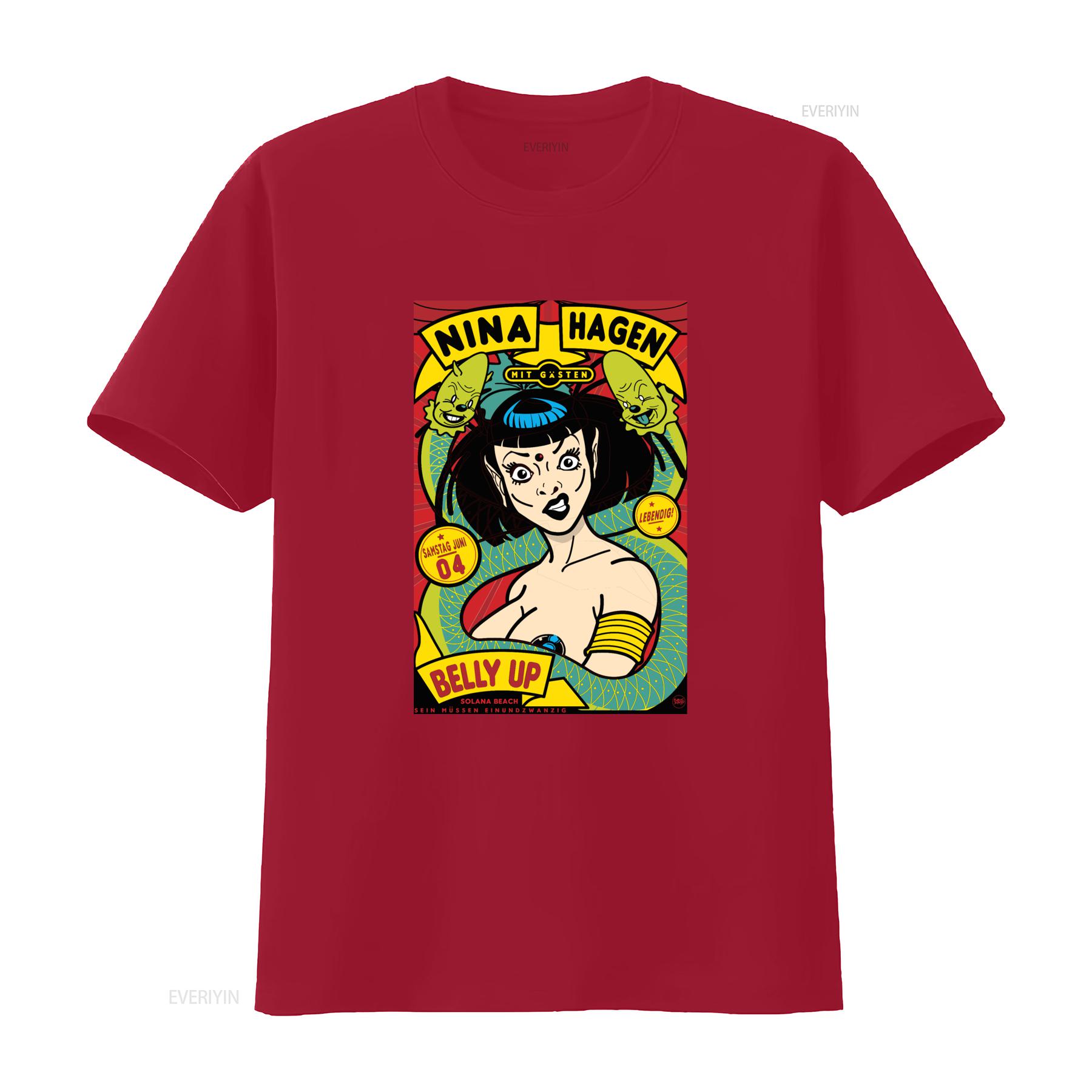 Nina Hagen Belly Up T Shirt Retro Style All Sizes S 4XL BO349 vintage Washed Breathable homme Unisex Soft graphic Casual S
Nina Hagen Belly Up T Shirt Retro Style All Sizes S 4XL BO349 vintage Washed Breathable homme Unisex Soft graphic Casual S