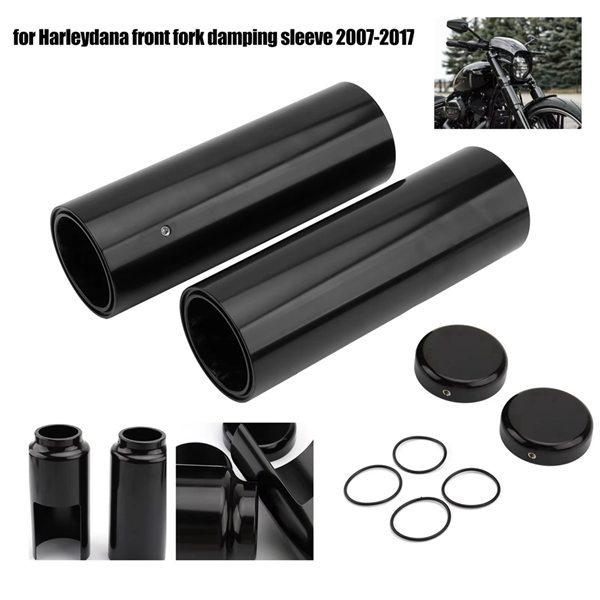 Harley Dyna 2007-2017 Modified Black Front Fork Shock Absorber Sleeve Cover None
Harley Dyna 2007-2017 Modified Black Front Fork Shock Absorber Sleeve Cover None