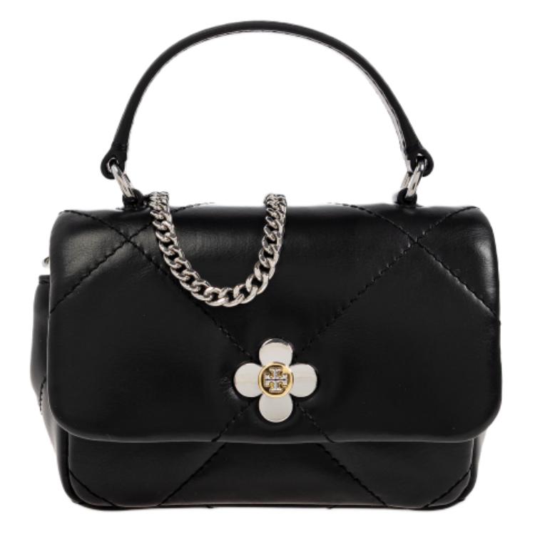 Tory Burch Kira Quilted Clover Logo Magnetic Closure Leather Shoulder Bag Mini Women handbags Black 165048-001 Basic Set (Bag+Dust Bag)
Tory Burch Kira Quilted Clover Logo Magnetic Closure Leather Shoulder Bag Mini Women handbags Black 165048-001 Basic Set (Bag+Dust Bag)