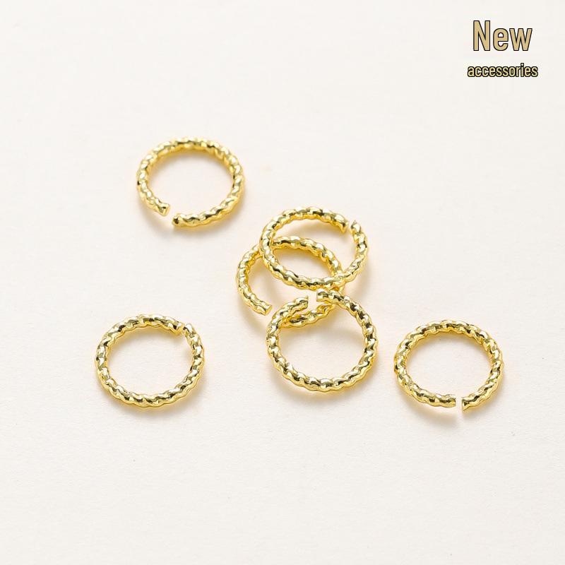 14k Gold-Plated Copper Twisted Open Ring - DIY Jewelry Accessory, Embossed Design, Color-Preserving. 50 pcs (0.8*4mm)
14k Gold-Plated Copper Twisted Open Ring - DIY Jewelry Accessory, Embossed Design, Color-Preserving. 50 pcs (0.8*4mm)