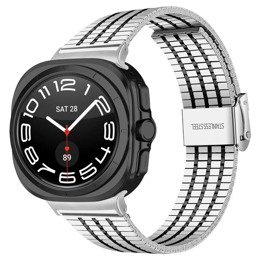 For Samsung Galaxy Watch Ultra 47mm Replacement Band with Connector 7-Bead Stainless Steel Smart Watch Strap Rose Pink
For Samsung Galaxy Watch Ultra 47mm Replacement Band with Connector 7-Bead Stainless Steel Smart Watch Strap Rose Pink