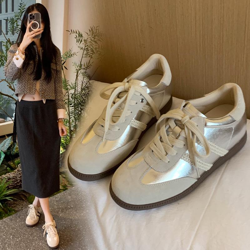 322-4 Silver Women s Height-Increasing Wide Skate Trainers - Plus Size, Casual Flat Bottom Shoes 36 абрикосовый
322-4 Silver Women s Height-Increasing Wide Skate Trainers - Plus Size, Casual Flat Bottom Shoes 36 абрикосовый