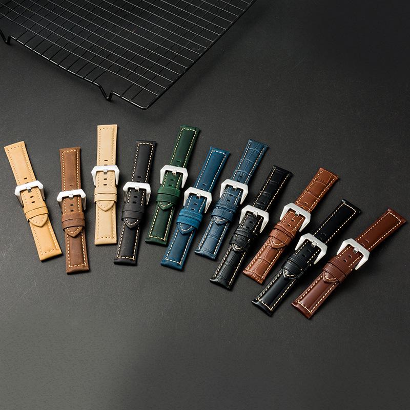 Crazy Horse Leather Frosted Retro Watch Strap 22/24/26mm - European & American Style 20mm
Crazy Horse Leather Frosted Retro Watch Strap 22/24/26mm - European & American Style 20mm
