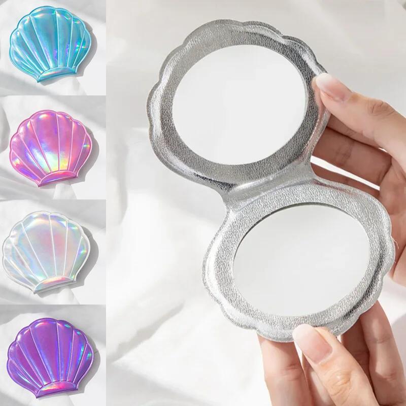 Dream Laser Color Shell Shape Makeup Mirror 2X Magnifying Mirror Portable Double-sided Folding Pocket Kawaii Makeup Accessories розовый
Dream Laser Color Shell Shape Makeup Mirror 2X Magnifying Mirror Portable Double-sided Folding Pocket Kawaii Makeup Accessories розовый