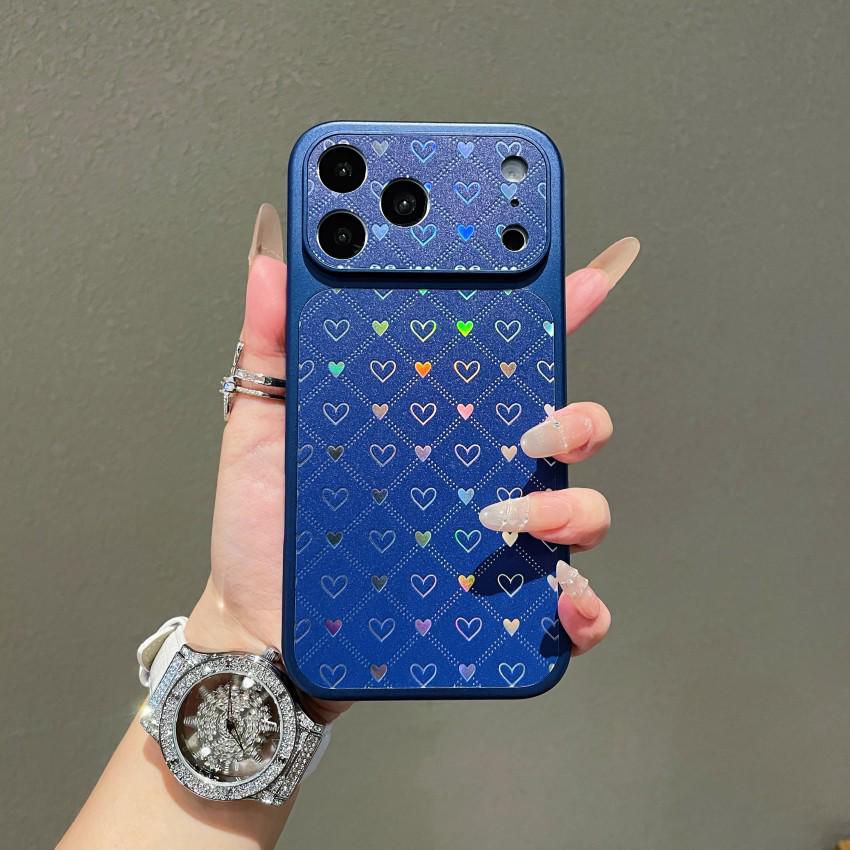 Niche Instant Apple Heart Phone Case for iPhone 14/15/16: Colorful Gradient with Heat Dissipation 16 синій
Niche Instant Apple Heart Phone Case for iPhone 14/15/16: Colorful Gradient with Heat Dissipation 16 синій