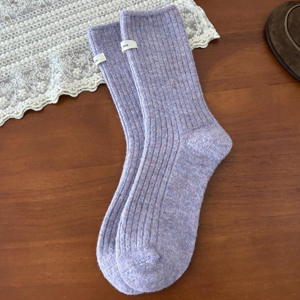 Fashion Simple Style Winter Socks Mid Tube Thick Loose Socks Solid Color Breathable Women s Socks Winter One Size светло-фиолетовый
Fashion Simple Style Winter Socks Mid Tube Thick Loose Socks Solid Color Breathable Women s Socks Winter One Size светло-фиолетовый