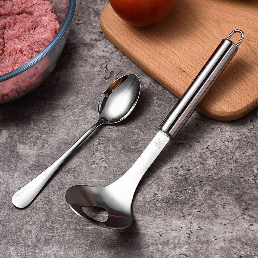 Gadgets 304 Stainless Steel Non-Stick with Elliptical Leakage Hole Spoon Meat Baller Meatball Maker
Gadgets 304 Stainless Steel Non-Stick with Elliptical Leakage Hole Spoon Meat Baller Meatball Maker