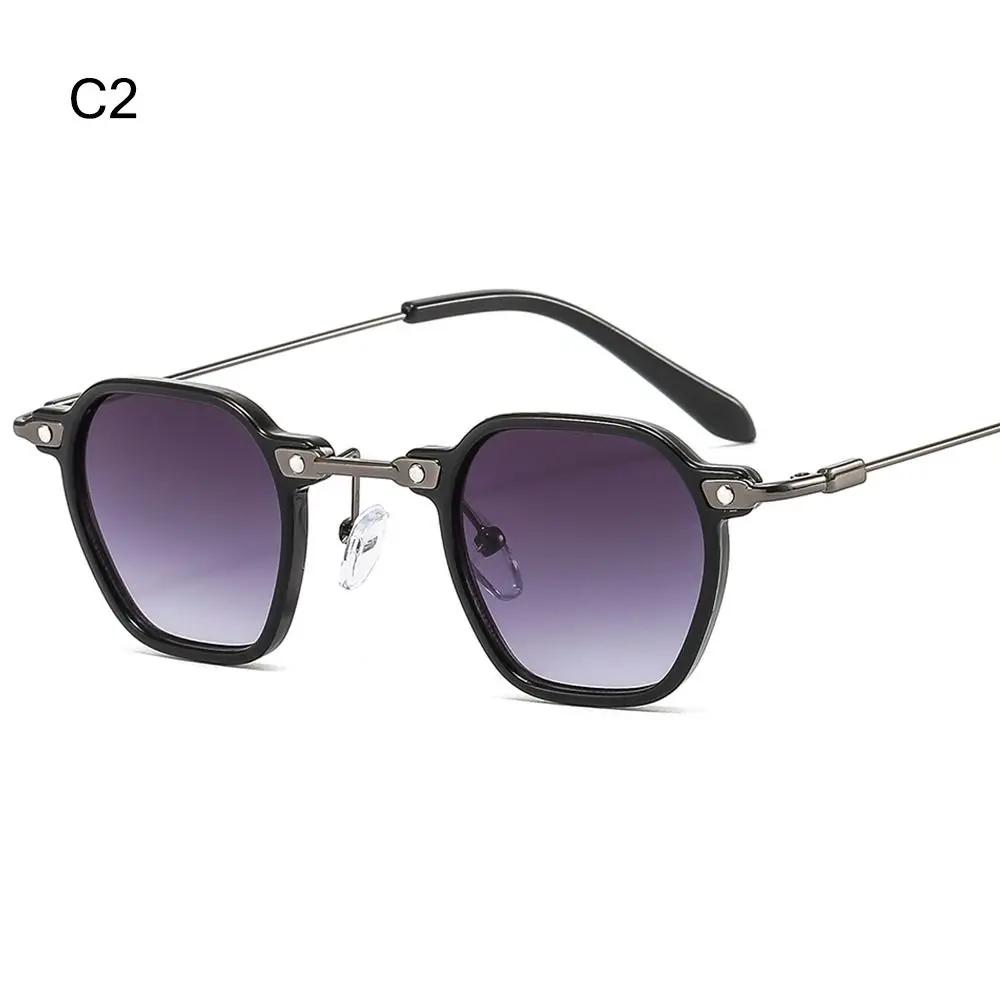Fashion Polygon Frame Punk Sunglasses Avant Garde Ocean Color Hip Hop Shades Small Sun Glasses for Women & Men
Fashion Polygon Frame Punk Sunglasses Avant Garde Ocean Color Hip Hop Shades Small Sun Glasses for Women & Men