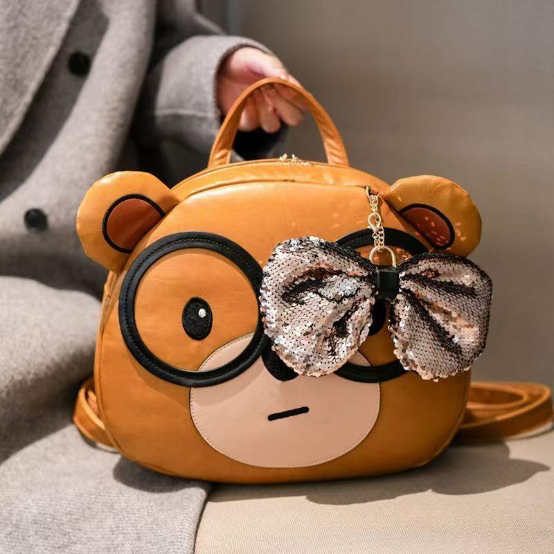 JIAERDI Sweet Lovely Bow Bear Backpack Women Cartoon Round Large Capacity Daypack Ladies Travel Lightweight Mochilas Mujer Chic 30x32x9cm жовтий
JIAERDI Sweet Lovely Bow Bear Backpack Women Cartoon Round Large Capacity Daypack Ladies Travel Lightweight Mochilas Mujer Chic 30x32x9cm жовтий