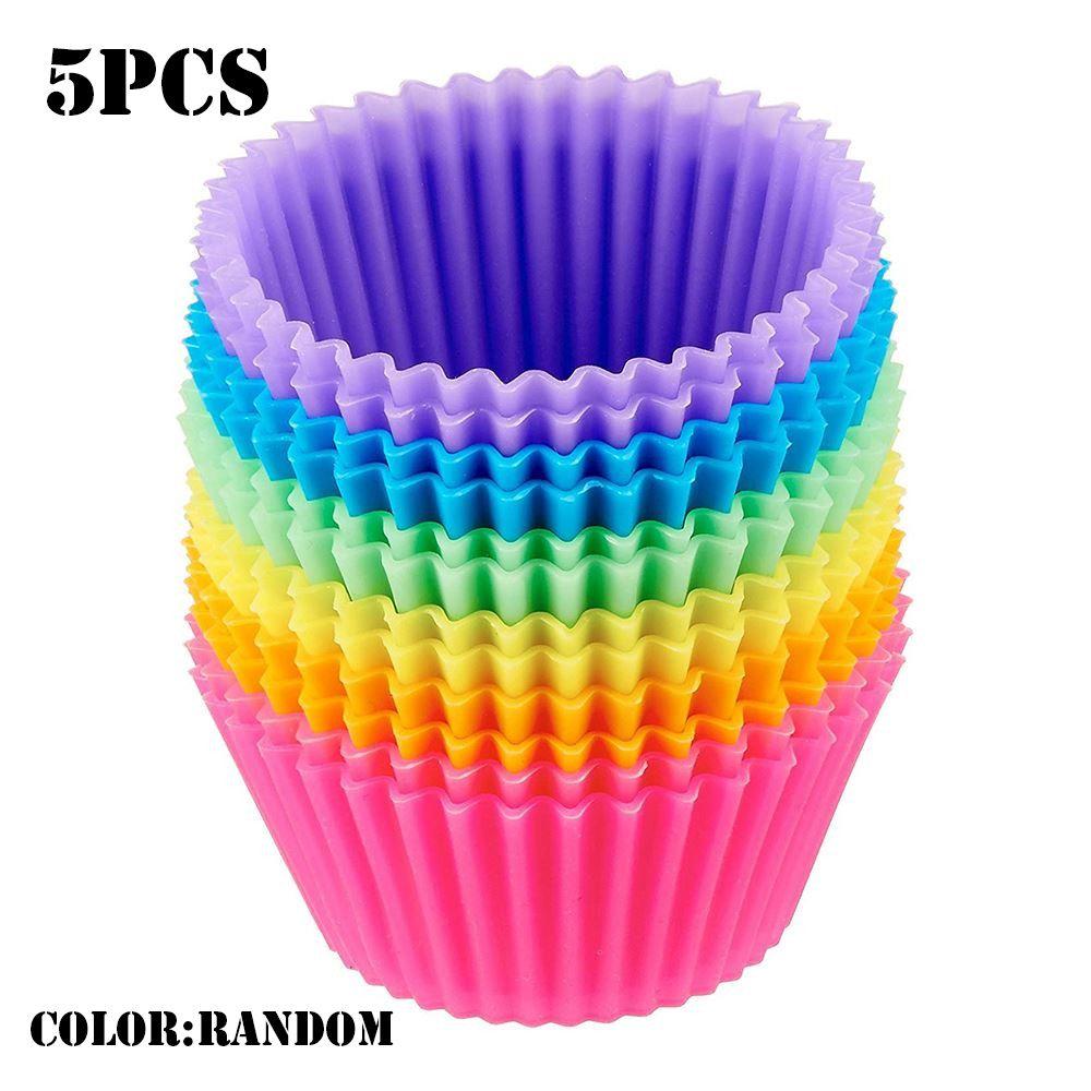 Chocolate Kitchen Tool Candy Colors Muffin Cupcake Mold Round Cake Molds Baking Cup Silicone 5PCS
Chocolate Kitchen Tool Candy Colors Muffin Cupcake Mold Round Cake Molds Baking Cup Silicone 5PCS