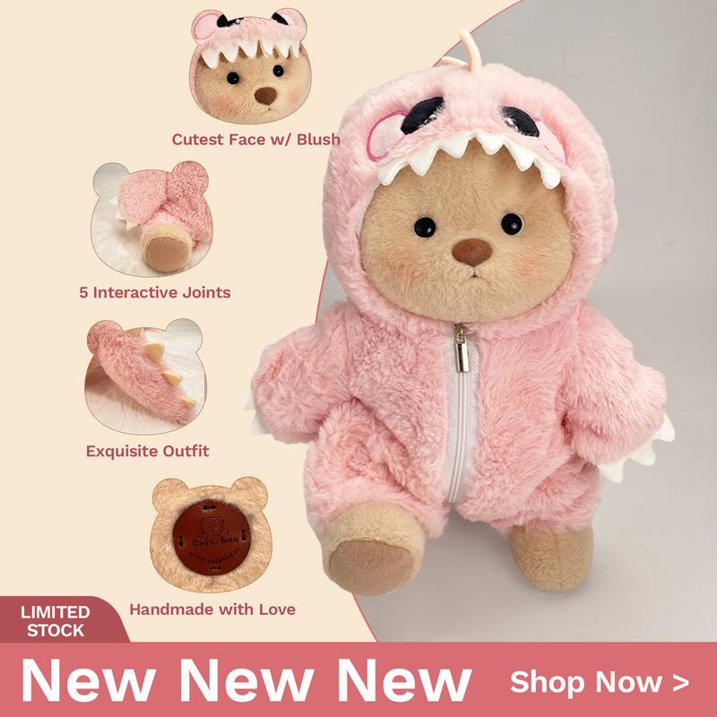 Getahug Furry Dino Handmade шарнирный плюшевый мишка - зеленая и розовая плюшевая игрушка, 12 дюймов, милый динозавр с румянцем, springtok, маленькие подарки для Pink Dino Outfit
Getahug Furry Dino Handmade шарнирный плюшевый мишка - зеленая и розовая плюшевая игрушка, 12 дюймов, милый динозавр с румянцем, springtok, маленькие подарки для Pink Dino Outfit