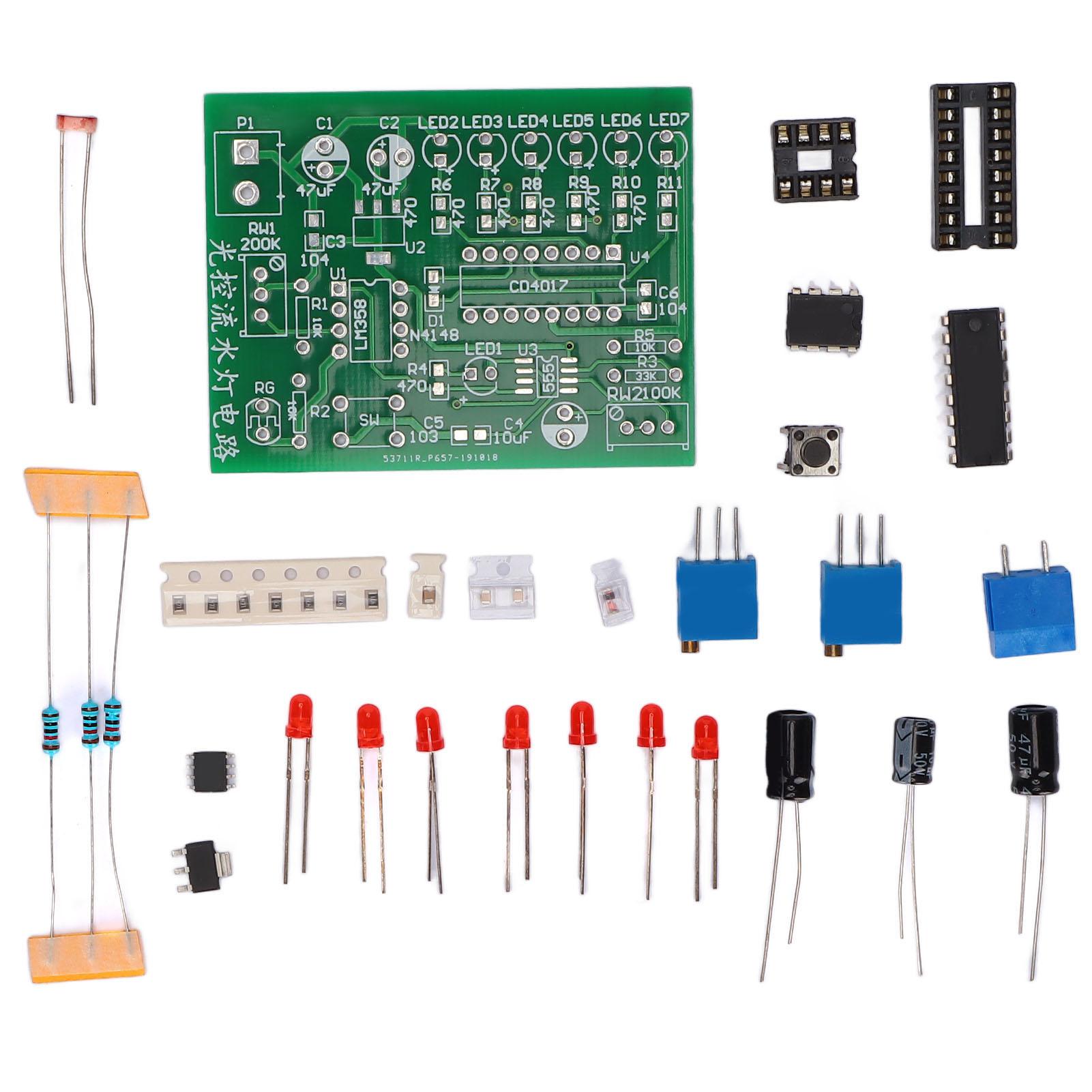 Light Control Circuit Module Kit Water Lamp Electronic Competition Special Inspection Board
Light Control Circuit Module Kit Water Lamp Electronic Competition Special Inspection Board