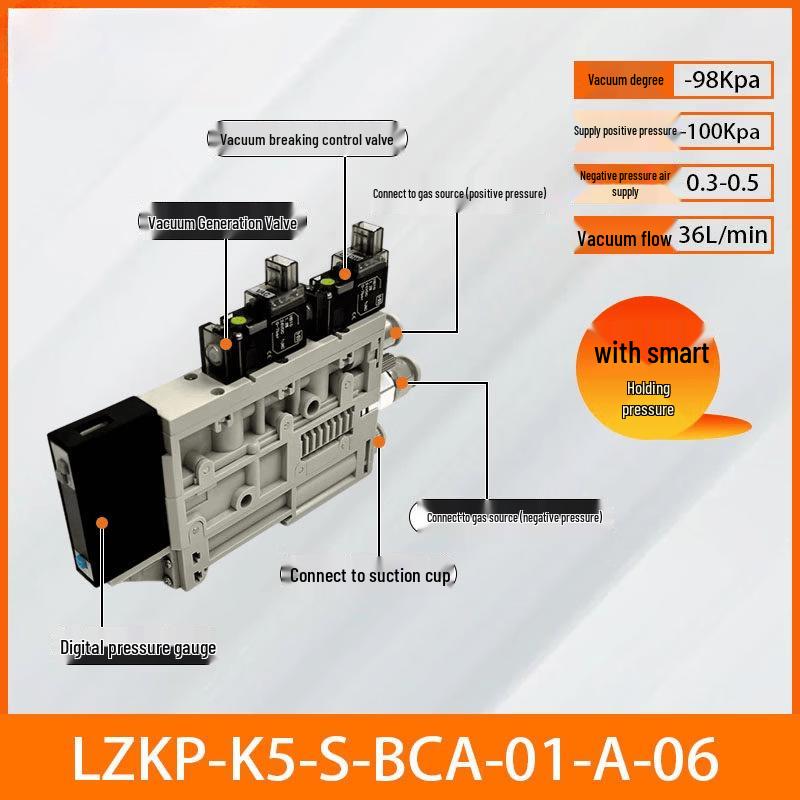Integrated Multi-stage Large Flow Vacuum Solenoid Valve
Integrated Multi-stage Large Flow Vacuum Solenoid Valve