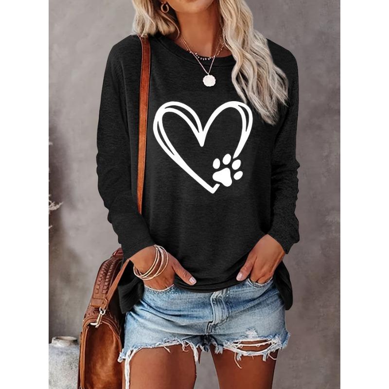 Разноцветная женская футболка с принтом в виде сердца, женский трендовый укороченный топ с длинным рукавом, блузка большого размера, женская одежда, дешевые рубашки XL
Разноцветная женская футболка с принтом в виде сердца, женский трендовый укороченный топ с длинным рукавом, блузка большого размера, женская одежда, дешевые рубашки XL