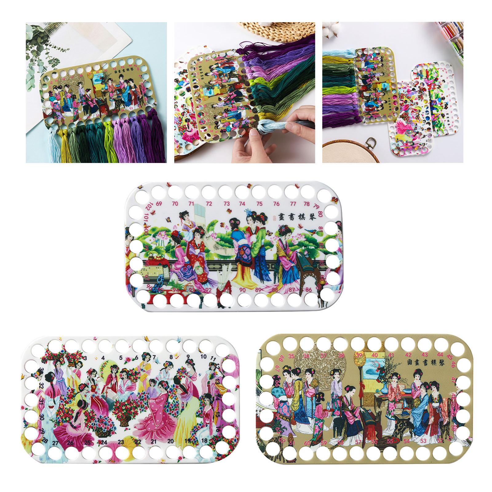 3 Pieces Embroidery Thread Organizer Cards Accessories 34 Positions Art Craft Finishing Tool DIY Cross Stitch Bobbin Sewing
3 Pieces Embroidery Thread Organizer Cards Accessories 34 Positions Art Craft Finishing Tool DIY Cross Stitch Bobbin Sewing