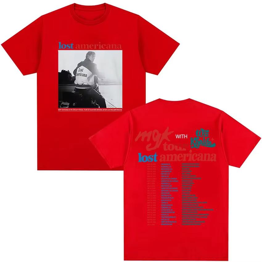 Rapper MGK Lost Americana Tour 2026 Graphic TShirt Unisexs Women Pop Fans Fashion Vintage Cotton T Shirt Y2k Streetwear S
Rapper MGK Lost Americana Tour 2026 Graphic TShirt Unisexs Women Pop Fans Fashion Vintage Cotton T Shirt Y2k Streetwear S