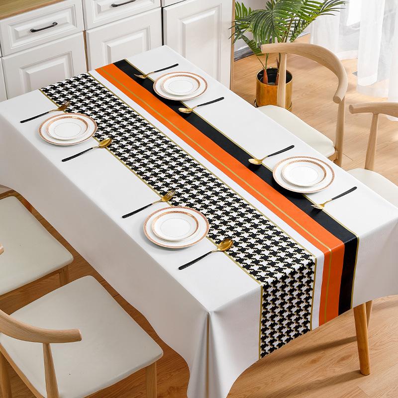 Simple And Exquisite Thousand Bird Grid Pvc Tablecloth Waterproof And Oil-Proof Coffee Table Cloth Wind Dining Table Cloth 140*140cm
Simple And Exquisite Thousand Bird Grid Pvc Tablecloth Waterproof And Oil-Proof Coffee Table Cloth Wind Dining Table Cloth 140*140cm