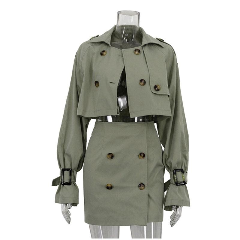 Тренч с лацканами, короткое пальто, куртка, юбка с запахом, комплект с грудью, винтажный британский стиль, женская рабочая одежда, пальто, короткие юбки, комплекты L зелёный
Тренч с лацканами, короткое пальто, куртка, юбка с запахом, комплект с грудью, винтажный британский стиль, женская рабочая одежда, пальто, короткие юбки, комплекты L зелёный