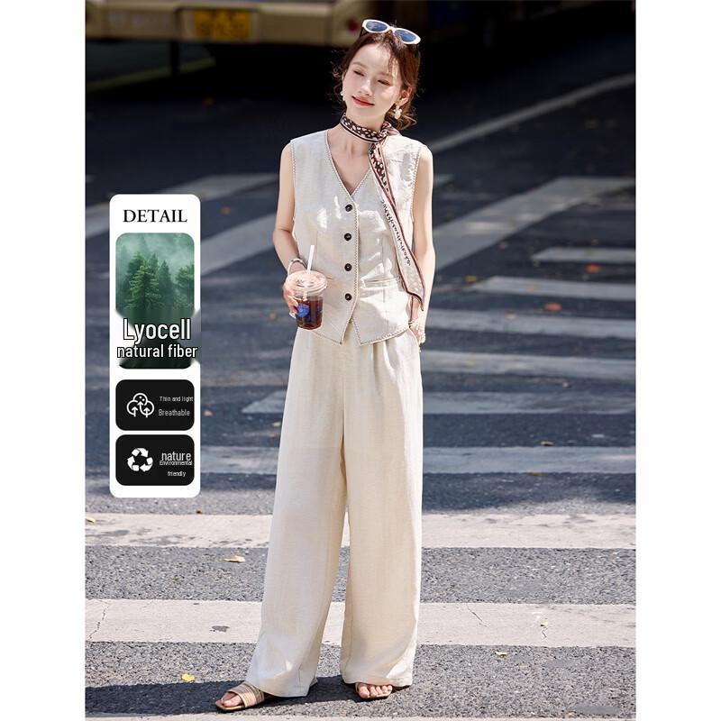 Linen Tencel Sleeveless Shirt & Pants Set XL
Linen Tencel Sleeveless Shirt & Pants Set XL