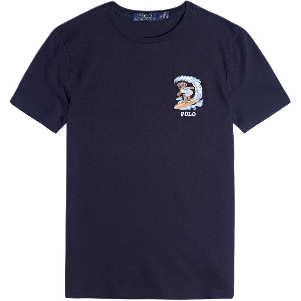 Polo Ralph Lauren Ss24 Футболка с вышивкой Surfing Bear, с круглым вырезом и короткими рукавами, мужские топы, темно-синий 710803444-002 S
Polo Ralph Lauren Ss24 Футболка с вышивкой Surfing Bear, с круглым вырезом и короткими рукавами, мужские топы, темно-синий 710803444-002 S