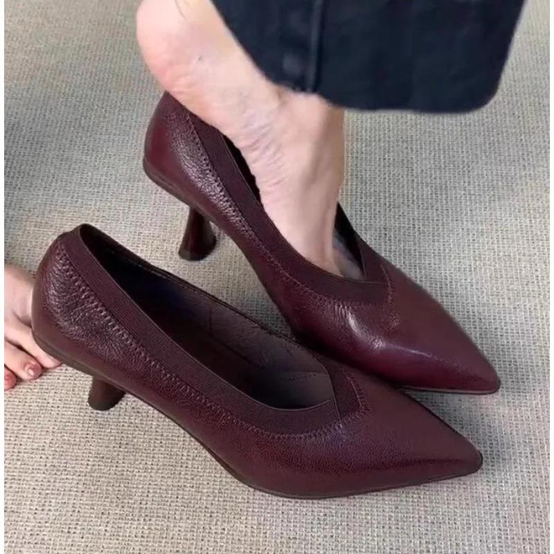 2025Новые туфли-лодочки с острым носком на высоком каблуке для женщин, сексуальные элегантные туфли из лакированной кожи, трендовая зимняя мода, платье для ходьбы, zapatillas 39 вино красного
2025Новые туфли-лодочки с острым носком на высоком каблуке для женщин, сексуальные элегантные туфли из лакированной кожи, трендовая зимняя мода, платье для ходьбы, zapatillas 39 вино красного