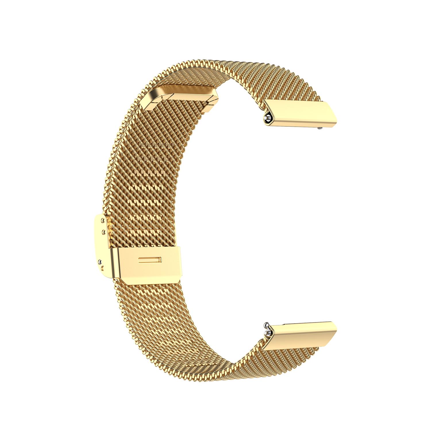 18mm Mesh Stainless Steel Watch Band for Garmin Vivomove 3s/Vivoactive 4s,Smart Watch Adjustable Wrist Strap Gold
18mm Mesh Stainless Steel Watch Band for Garmin Vivomove 3s/Vivoactive 4s,Smart Watch Adjustable Wrist Strap Gold