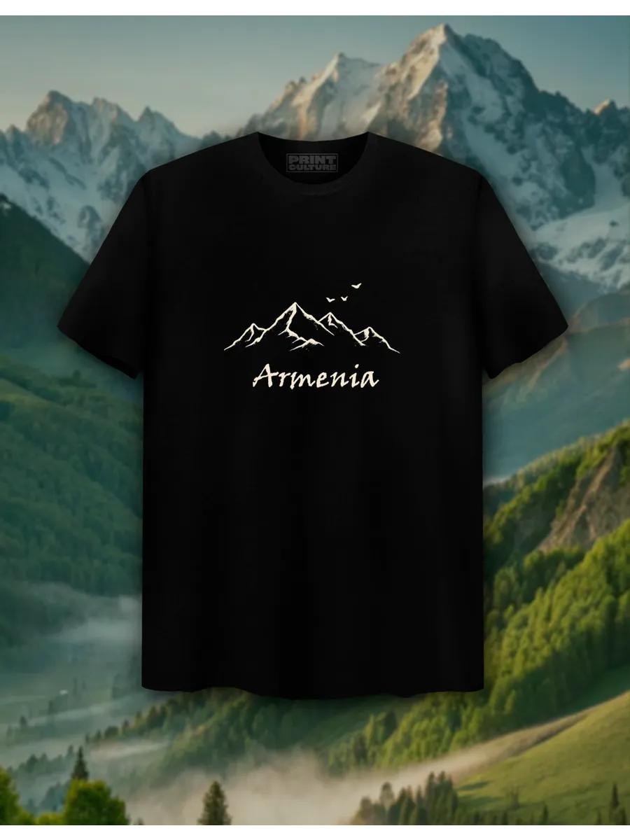T-shirt with mountains of Armenia print L
T-shirt with mountains of Armenia print L