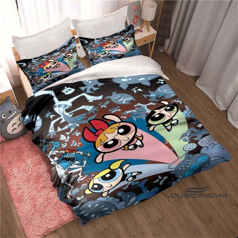 3D The Powerpuff Girls Season Cartoon Bedding 3-Piece Set — Featuring Printed Duvet Covers and Pillowcases. Soft and comfortab 135x200cm
3D The Powerpuff Girls Season Cartoon Bedding 3-Piece Set — Featuring Printed Duvet Covers and Pillowcases. Soft and comfortab 135x200cm