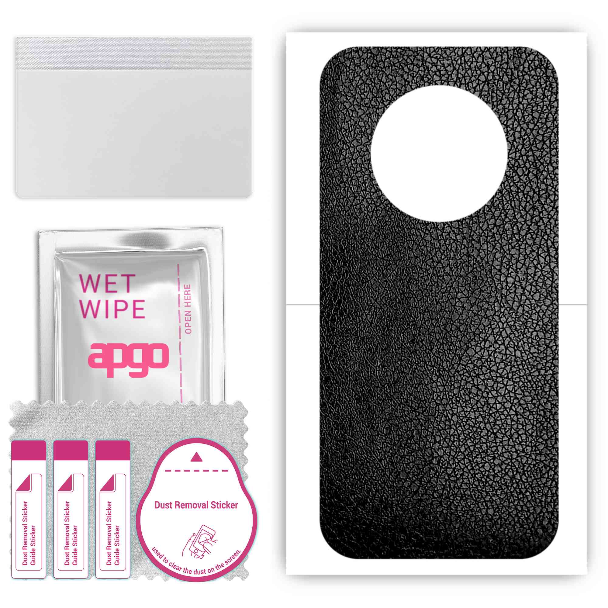 Apgo Protective Skin Sticker для задньої панелі, сумісної з Doogee X97 Pro, Wrap Film, Foil, Vinyl - Pattern Black Leather
Apgo Protective Skin Sticker для задньої панелі, сумісної з Doogee X97 Pro, Wrap Film, Foil, Vinyl - Pattern Black Leather