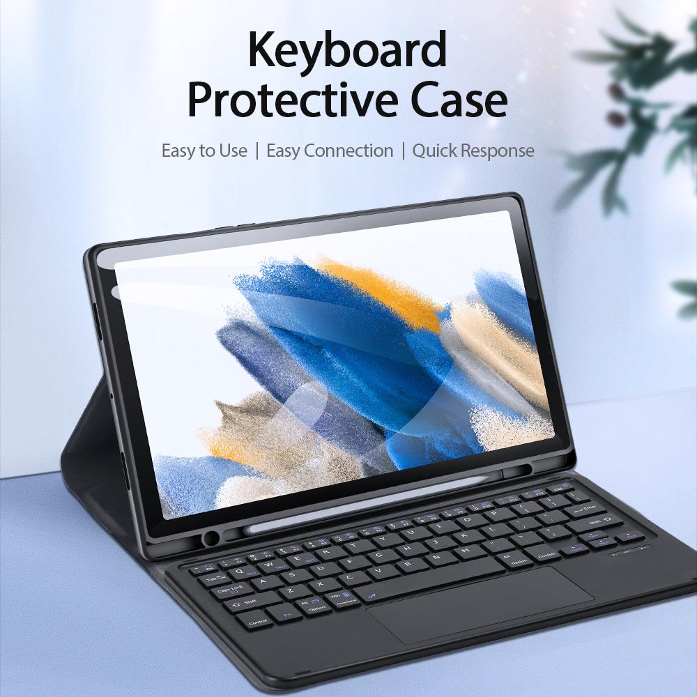 DUX DUCIS For Samsung Galaxy Tab A8 10.5 (2021)/(2022) Slim Leather Cover Anti-drop Stand Case with Detachable Bluetooth-compatible Keyboard A
DUX DUCIS For Samsung Galaxy Tab A8 10.5 (2021)/(2022) Slim Leather Cover Anti-drop Stand Case with Detachable Bluetooth-compatible Keyboard A