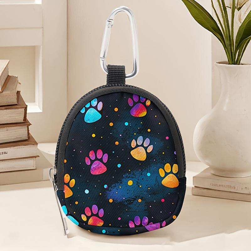 Colorful Cat Paw Print Coin Purse Waterproof Pu Leather Zipper Storage Bag Multifunctional Mini Earphone Bag Travel Accessories
Colorful Cat Paw Print Coin Purse Waterproof Pu Leather Zipper Storage Bag Multifunctional Mini Earphone Bag Travel Accessories