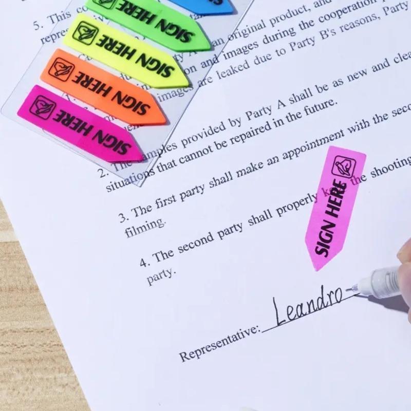 W89C Reusable Sign Date Here Tabs, Easy to Post Colored Sign Here Stickers China Mainland
W89C Reusable Sign Date Here Tabs, Easy to Post Colored Sign Here Stickers China Mainland