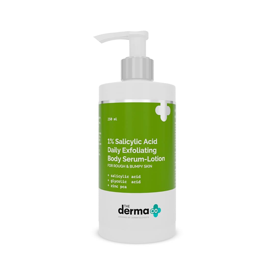 The Derma Co 1% Саліцилова кислота Сироватка-лосьйон для тіла 250 мл Упаковка 1 для гладкої та чистої шкіри
The Derma Co 1% Саліцилова кислота Сироватка-лосьйон для тіла 250 мл Упаковка 1 для гладкої та чистої шкіри