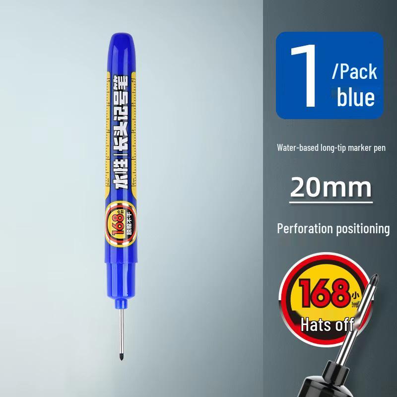 Jinwannian 45mm Long-Nosed Oil-Based Marker for Construction, Carpentry, Door Locks, and Waterproof Use
Jinwannian 45mm Long-Nosed Oil-Based Marker for Construction, Carpentry, Door Locks, and Waterproof Use