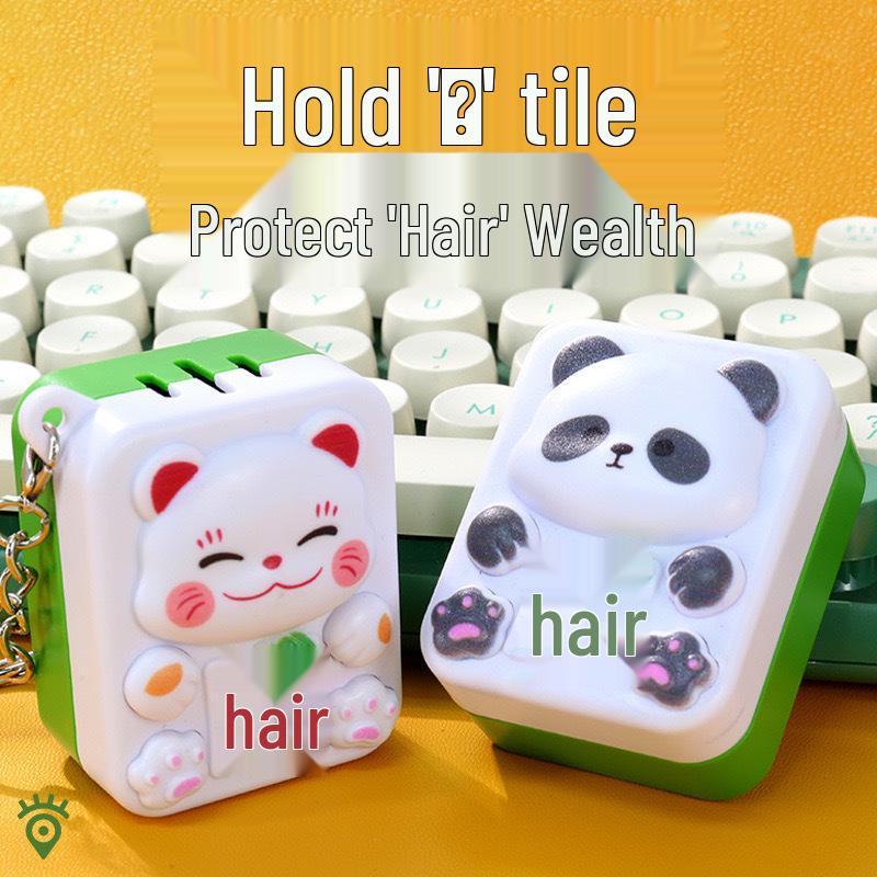 Creative Mahjong Panda Pendant Voice Button Keychain - Lucky Cat Ornament & Stress Relief Toy
Creative Mahjong Panda Pendant Voice Button Keychain - Lucky Cat Ornament & Stress Relief Toy
