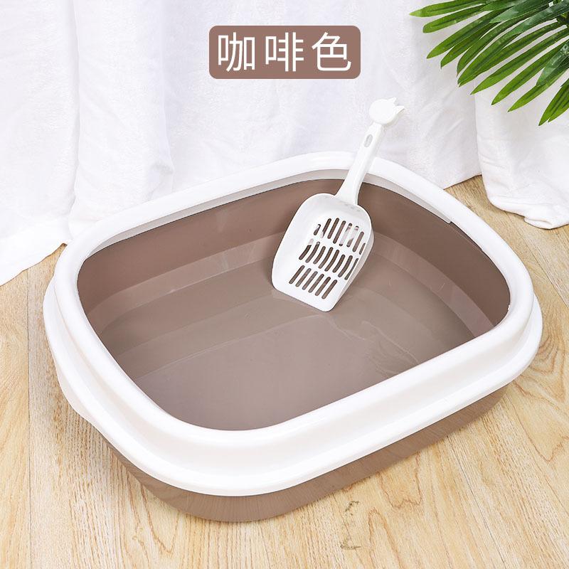 Кошачий лоток в наличии, полузакрытый брызгозащищенный овальный кошачий лоток, лопатка для кошачьего туалета с высокими бортиками Cat litter box
Кошачий лоток в наличии, полузакрытый брызгозащищенный овальный кошачий лоток, лопатка для кошачьего туалета с высокими бортиками Cat litter box