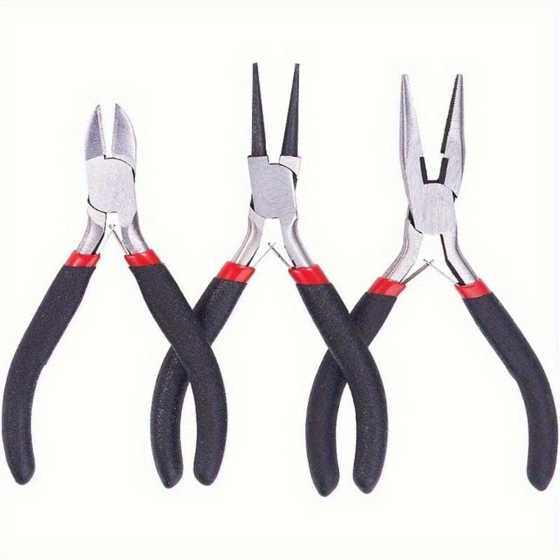 3 In 1 Jewelry Pliers Set With Side Cutting Round Nose Pliers Flat Nose Pliers Polishing Tools Equipment For Jewelry Beading Making Crafts Supplies 3 In 1
3 In 1 Jewelry Pliers Set With Side Cutting Round Nose Pliers Flat Nose Pliers Polishing Tools Equipment For Jewelry Beading Making Crafts Supplies 3 In 1