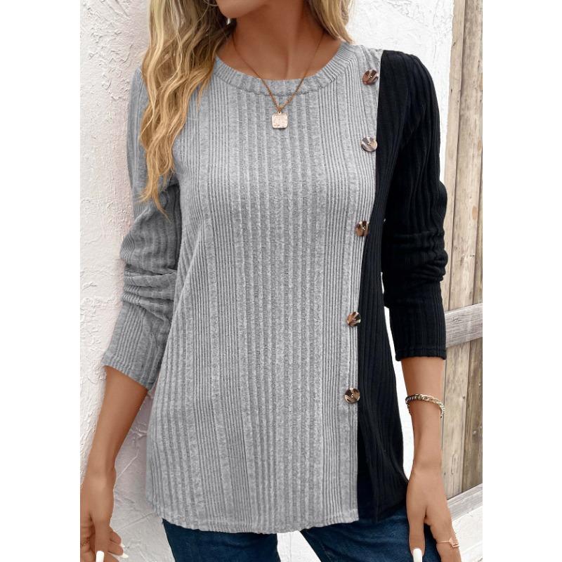 Independent Station 2025 New Women s Color Matching Button Slit Casual Long Top XXL сірий
Independent Station 2025 New Women s Color Matching Button Slit Casual Long Top XXL сірий