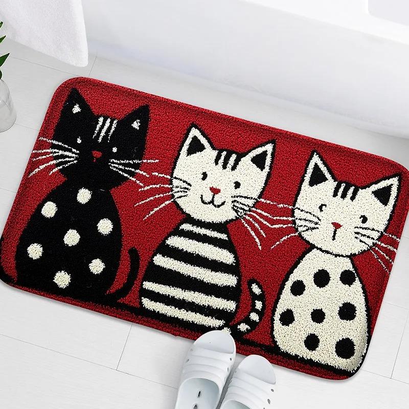 Fun Cat Penguin Bathroom Door Mat Anti Slip Floor Mat Absorbent Long Carpet Suitable for Bathrooms Kitchens Indoor Spaces 50X80cm
Fun Cat Penguin Bathroom Door Mat Anti Slip Floor Mat Absorbent Long Carpet Suitable for Bathrooms Kitchens Indoor Spaces 50X80cm