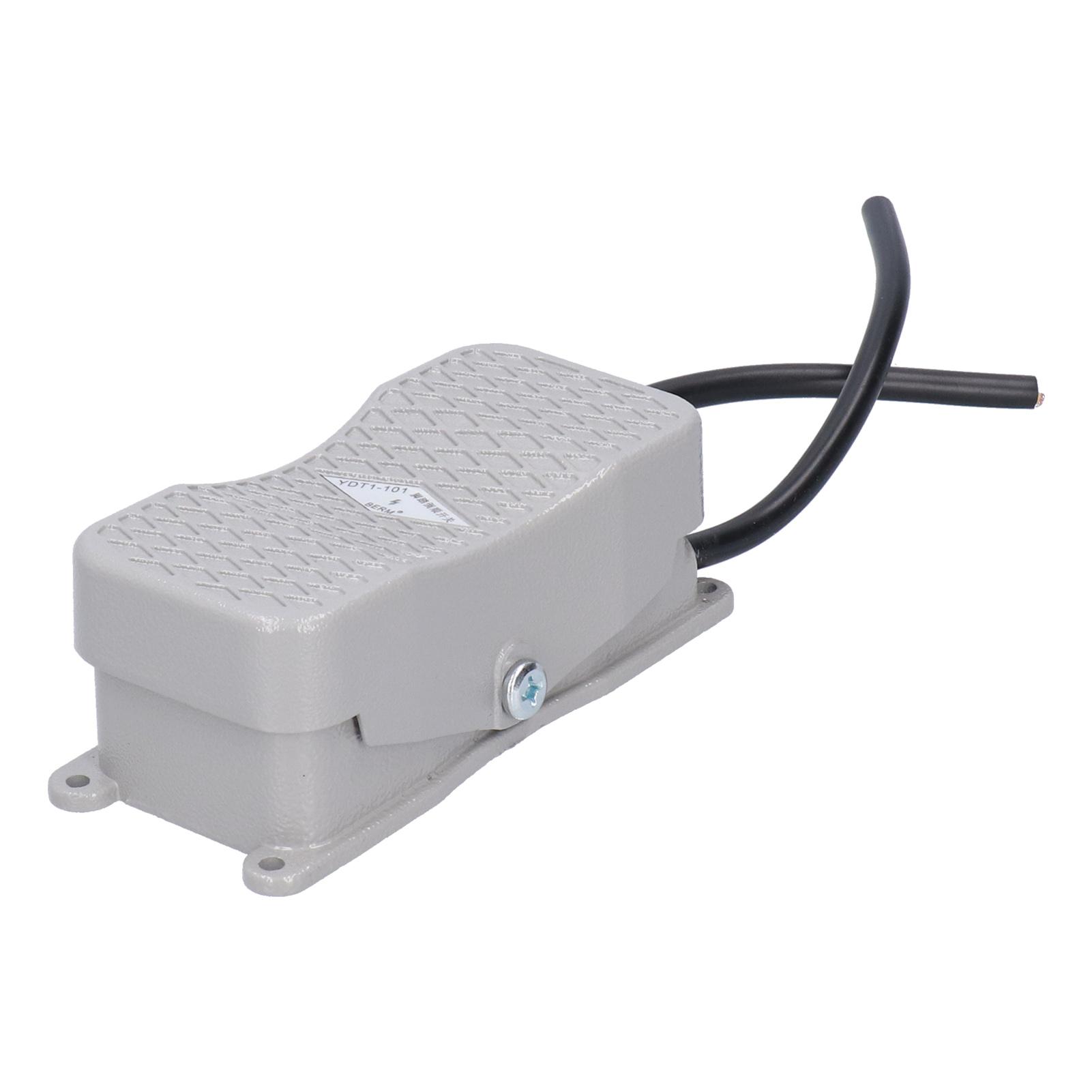 BERM Foot Pedal Switch Metal NonSlip On Off Controller 250V YDT1101 for Automation Control
BERM Foot Pedal Switch Metal NonSlip On Off Controller 250V YDT1101 for Automation Control