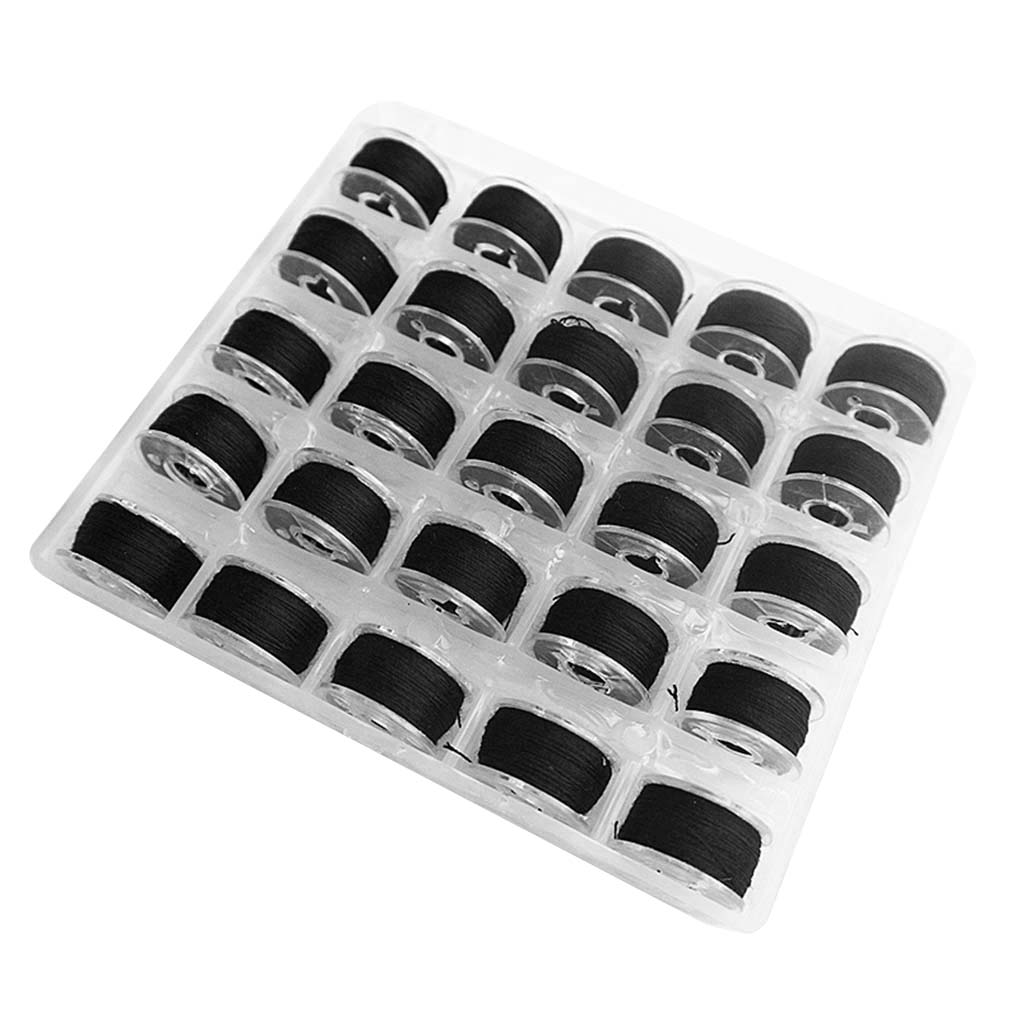 25 Pcs/set Sewing Embroidery Threads DIY Handicraft Prewound Bobbin Threads with Storage Box
25 Pcs/set Sewing Embroidery Threads DIY Handicraft Prewound Bobbin Threads with Storage Box
