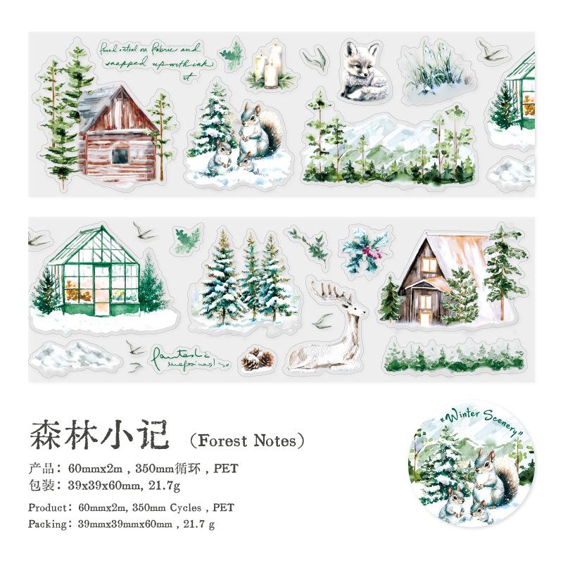 Mr. Paper, Winter Scenery Series Washi Tape, Winter Snow Theme Decorative Tape, Handmade DIY Decorative Paper Tape Stationery
Mr. Paper, Winter Scenery Series Washi Tape, Winter Snow Theme Decorative Tape, Handmade DIY Decorative Paper Tape Stationery