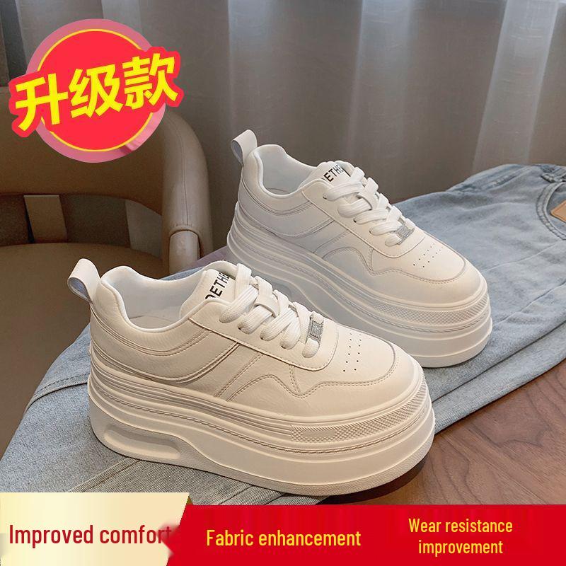 CM Women s White Platform Sneakers - Height-Increasing, Lightweight, Versatile, Lace-up Casual Panda Shoes 37
CM Women s White Platform Sneakers - Height-Increasing, Lightweight, Versatile, Lace-up Casual Panda Shoes 37