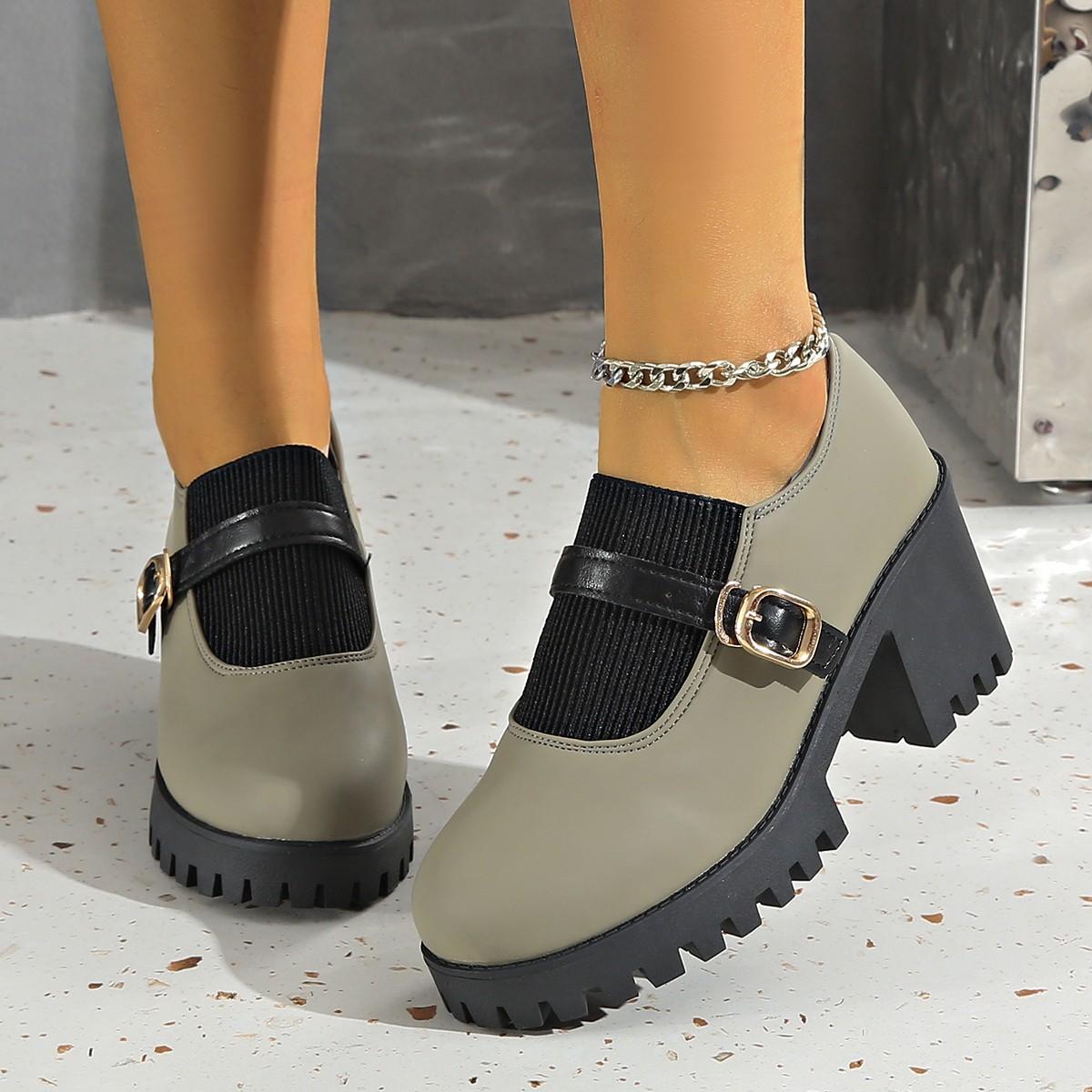 Spring Autumn Round Toe Sexy Work and Leisure Shoes Fashionable New Anti Slip Comfortable High heeled Single Shoes for Women s Comfortable Soft Sole N 35
Spring Autumn Round Toe Sexy Work and Leisure Shoes Fashionable New Anti Slip Comfortable High heeled Single Shoes for Women s Comfortable Soft Sole N 35
