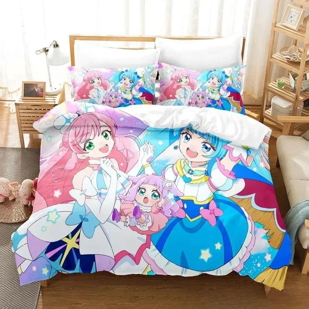 3D Kawaii Hirogaru Sky! Pretty Cure Bedding Set Single Twin Full Queen King Size Bed Set Adult Kid Bedroom Duvetcover Sets 70x133cm 2pcs
3D Kawaii Hirogaru Sky! Pretty Cure Bedding Set Single Twin Full Queen King Size Bed Set Adult Kid Bedroom Duvetcover Sets 70x133cm 2pcs