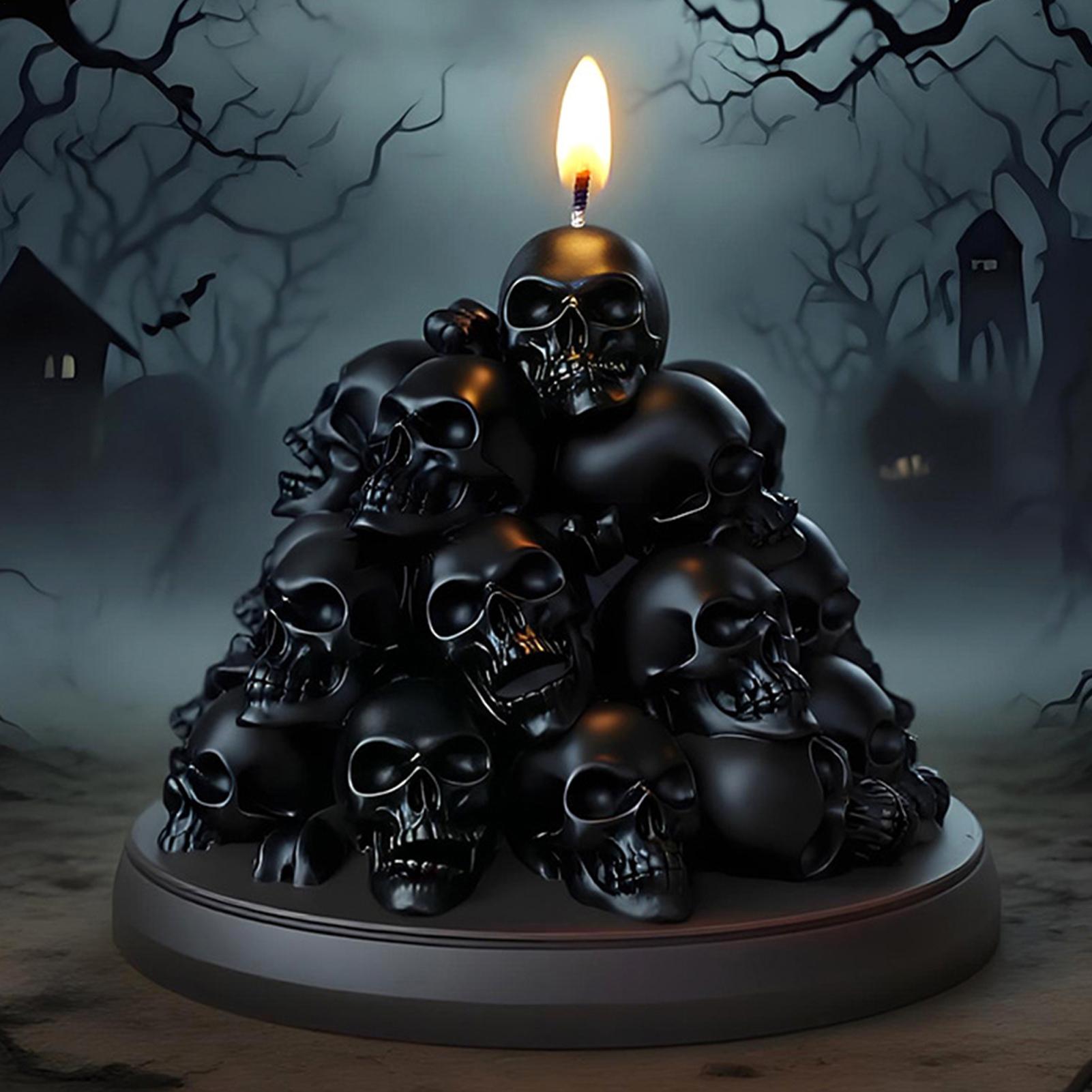 Halloween 3D Silicone Skull Pile Candle Mold Skull Mountain Wax Candle Making Moulds Aromatherapy Candle Ornament CN
Halloween 3D Silicone Skull Pile Candle Mold Skull Mountain Wax Candle Making Moulds Aromatherapy Candle Ornament CN