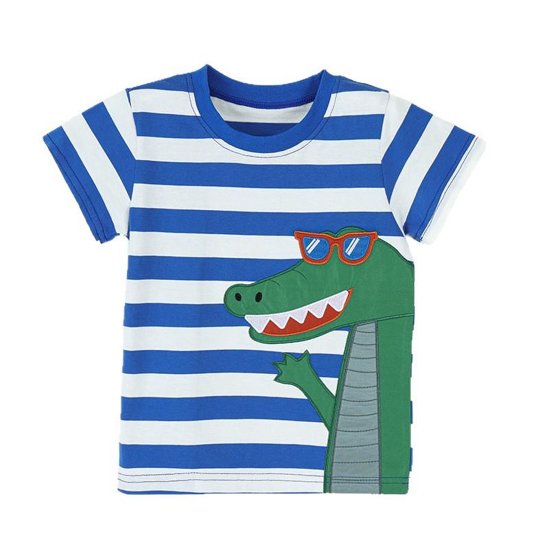 New summer collection: stylish short-sleeved T-shirt for boys with crocodile embroidery 140cm(8Y) королівський синій колір
New summer collection: stylish short-sleeved T-shirt for boys with crocodile embroidery 140cm(8Y) королівський синій колір