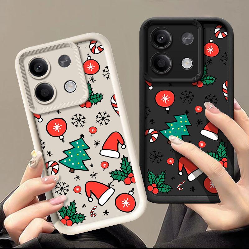 For Xiaomi 13t Poco X6 F6 Pro Redmi Note 13 12 11 Pro Cartoon Christmas Hat Pattern Silicone Soft Matte Shockproof Candy Color Lens Protection Cover Redmi Note 13 4G чёрный
For Xiaomi 13t Poco X6 F6 Pro Redmi Note 13 12 11 Pro Cartoon Christmas Hat Pattern Silicone Soft Matte Shockproof Candy Color Lens Protection Cover Redmi Note 13 4G чёрный