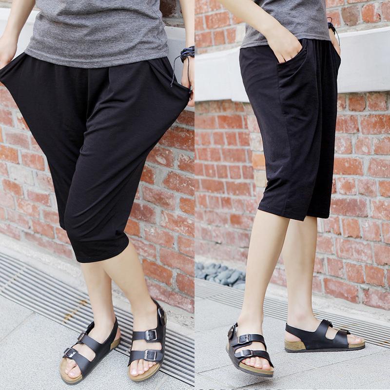 Waist Mid-sleeved Pants Loose and Elastic To Make Them Look Slim and Fat Girl with 5-minute Milk Silk 200 Kilograms of Casual Harem Pants M чёрный
Waist Mid-sleeved Pants Loose and Elastic To Make Them Look Slim and Fat Girl with 5-minute Milk Silk 200 Kilograms of Casual Harem Pants M чёрный