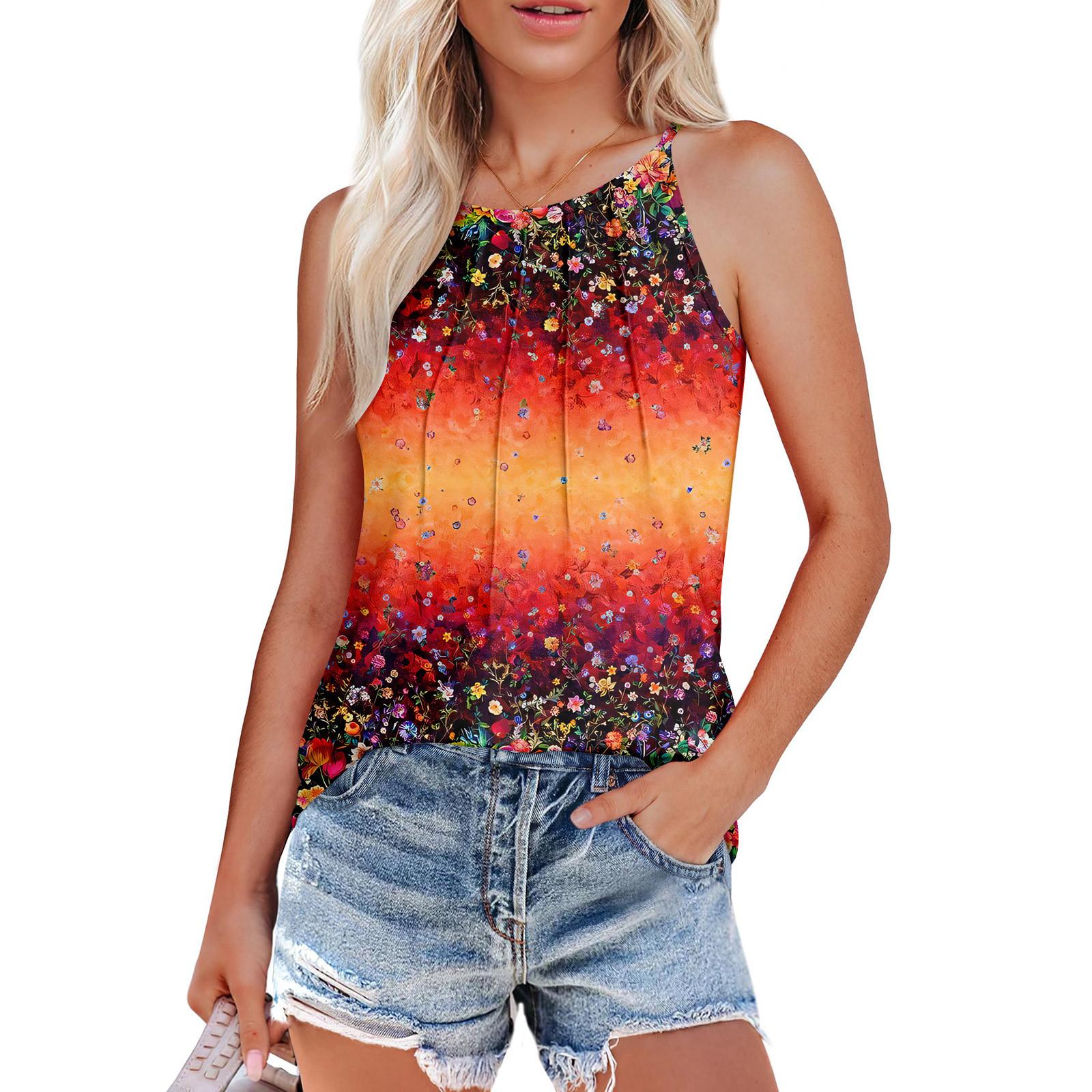 Жіночі літні безрукавки, плісировані з круглим вирізом, повсякденні безрукавки для жінок, сорочки без рукавів вільного крою XXXL
Жіночі літні безрукавки, плісировані з круглим вирізом, повсякденні безрукавки для жінок, сорочки без рукавів вільного крою XXXL